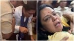 टीएमसी के सांसदों और नेताओं को ले जाती पुलिस।