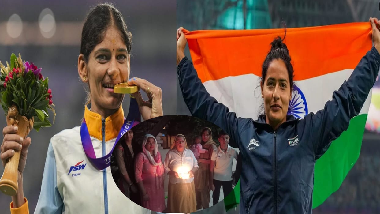 Parul and Annu Rani creats history with gold in Asian games, celebration like Diwali in village