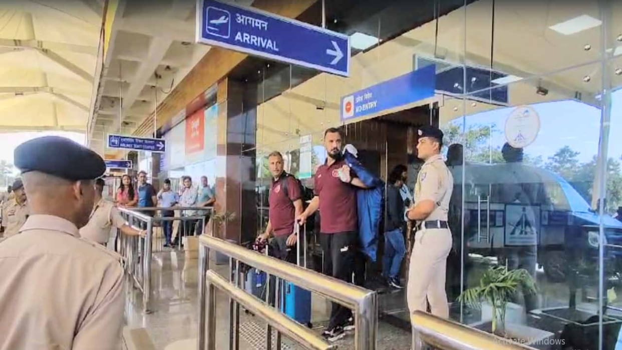 cricket world cup 2023 afghanistan cricket team arrive today at Gaggal Airprt Kangra