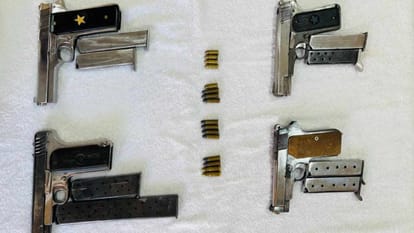 Two henchmen of Bambiha gang caught with weapons from Zirakpur