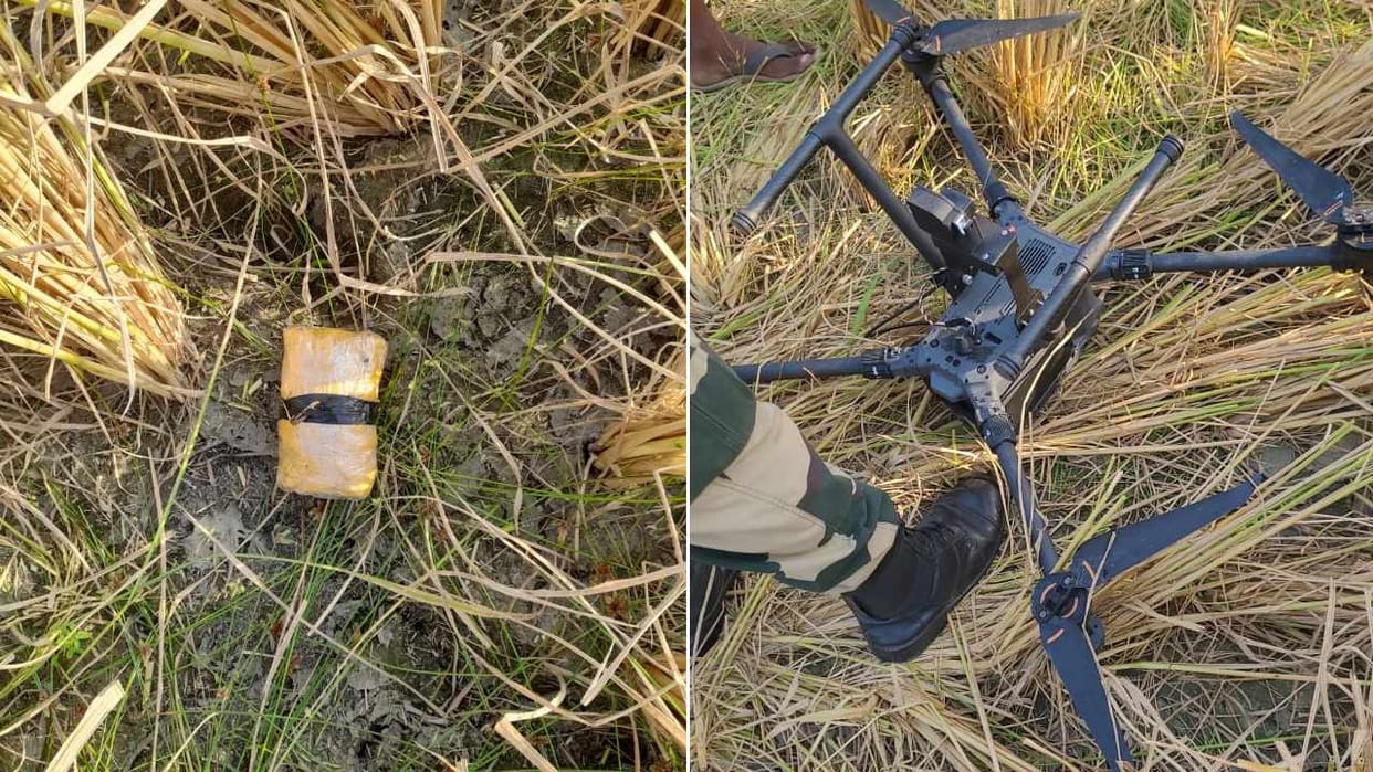 Pakistani drone and heroin consignment recovered in Amritsar