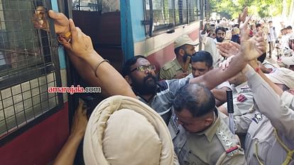 Jammu PHE Jal shakti Department Dali Wagers protest organize rally