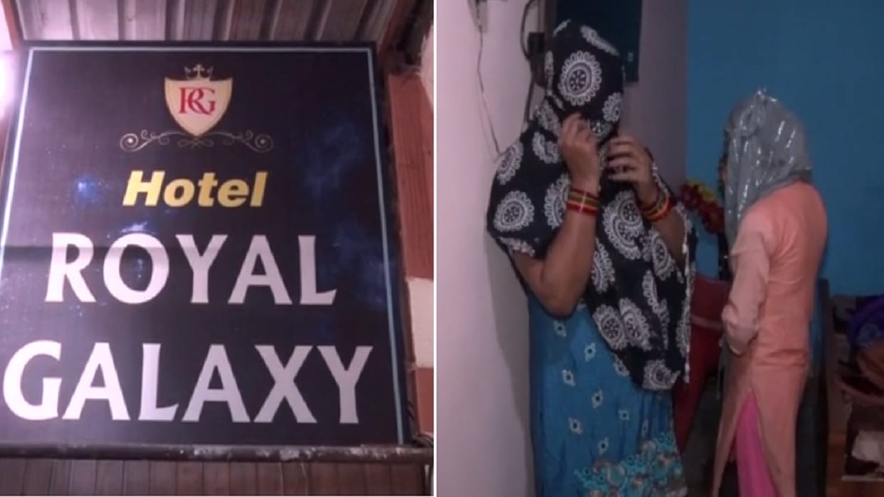 Police caught Brothel in Hotel Royal Galaxy located on Mall Road in Feelkhana Kanpur