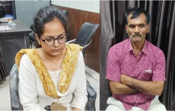 Female accountant arrested red handed, Anti corruption wing caught her with the broker