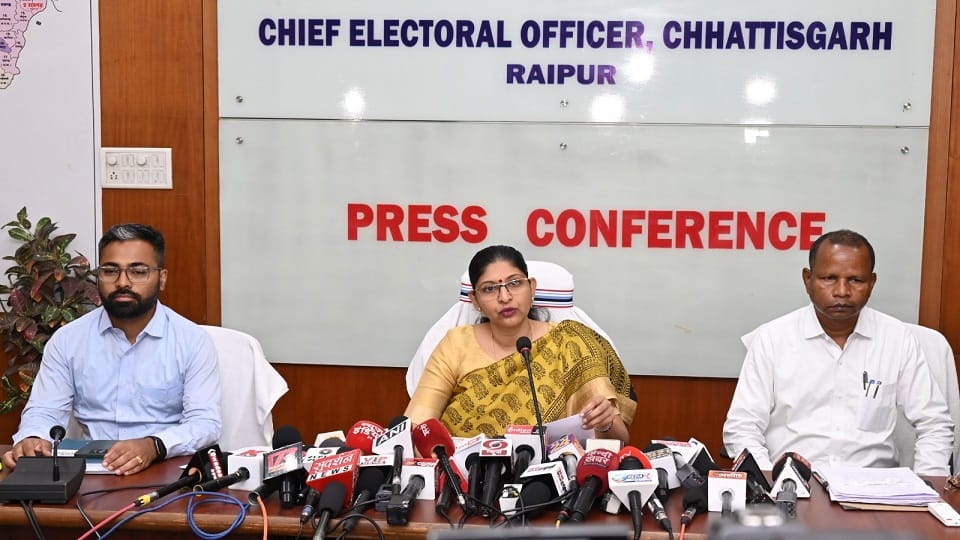 Final list of voters released in chhattishgarh
