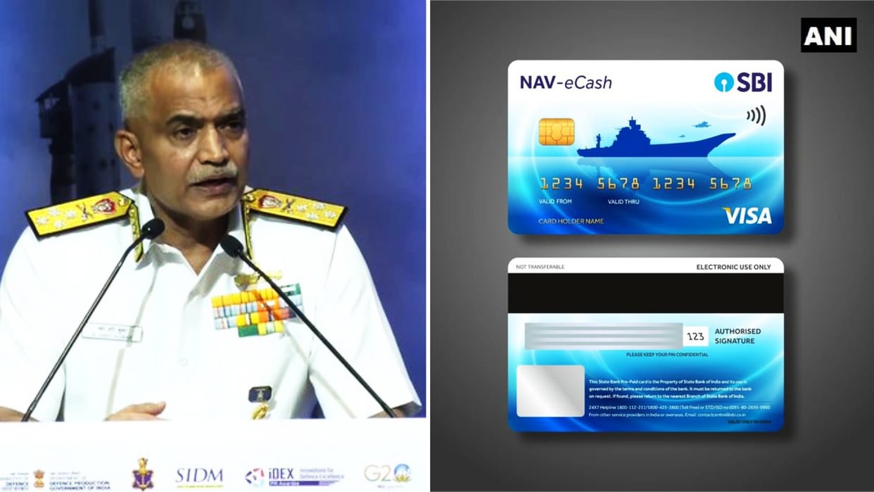 Nav-eCash card will be able to work in online and offline mode on Navy warships, expected to launched soon