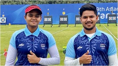 Ojas Deotale and Jyothi Vennam wins gold medal in compound mixed team archery event in Asian Games 2023