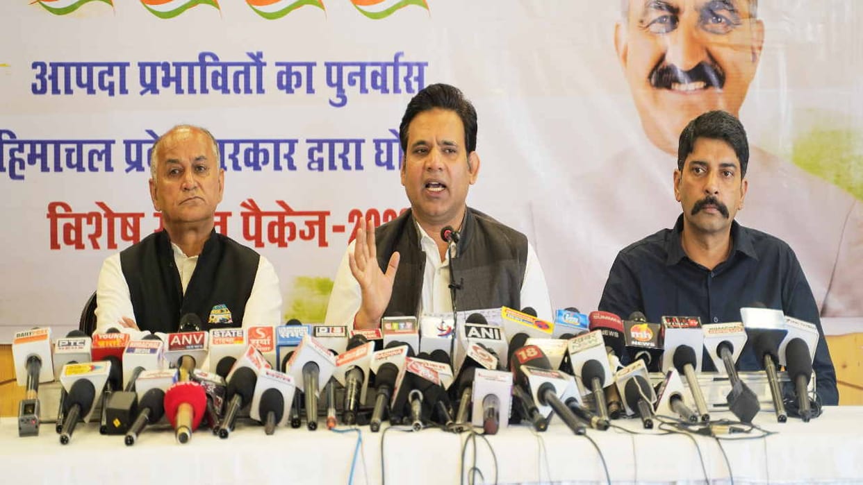 Raghubir singh Bali said Himachal is the first state to provide special relief package in disaster.