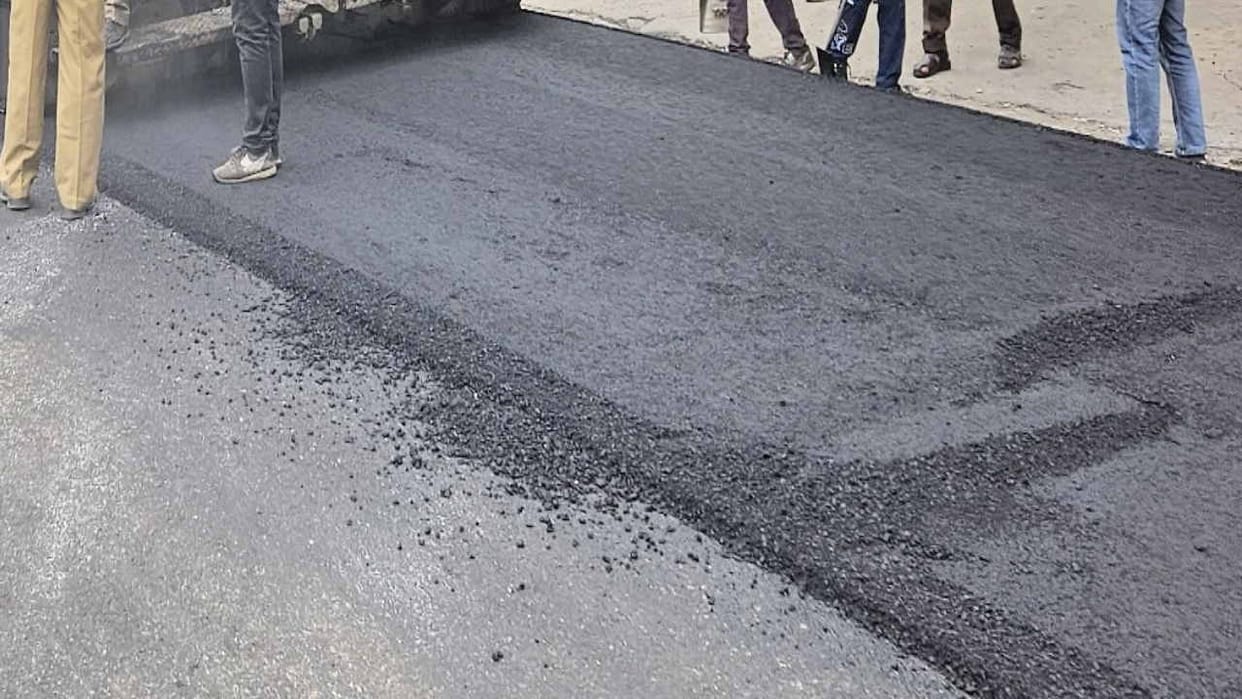 Tarring of roads uprooted due to natural disaster started, target set to complete the work in a month