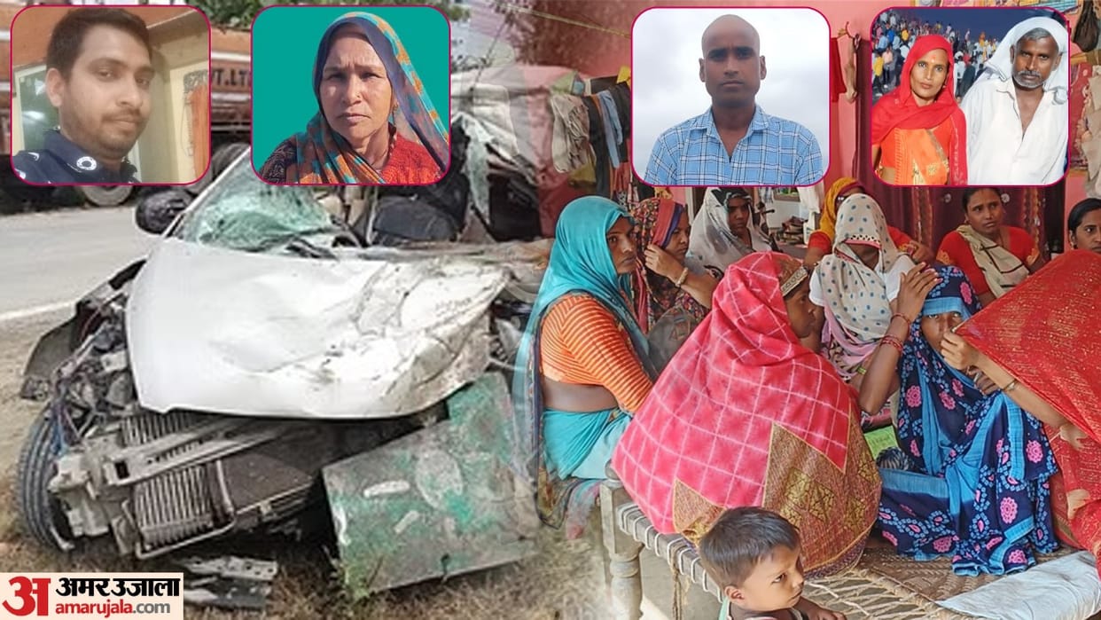 PHOTOS: Heart-wrenching road accident, eight lives ended in one stroke, a child defeated death.