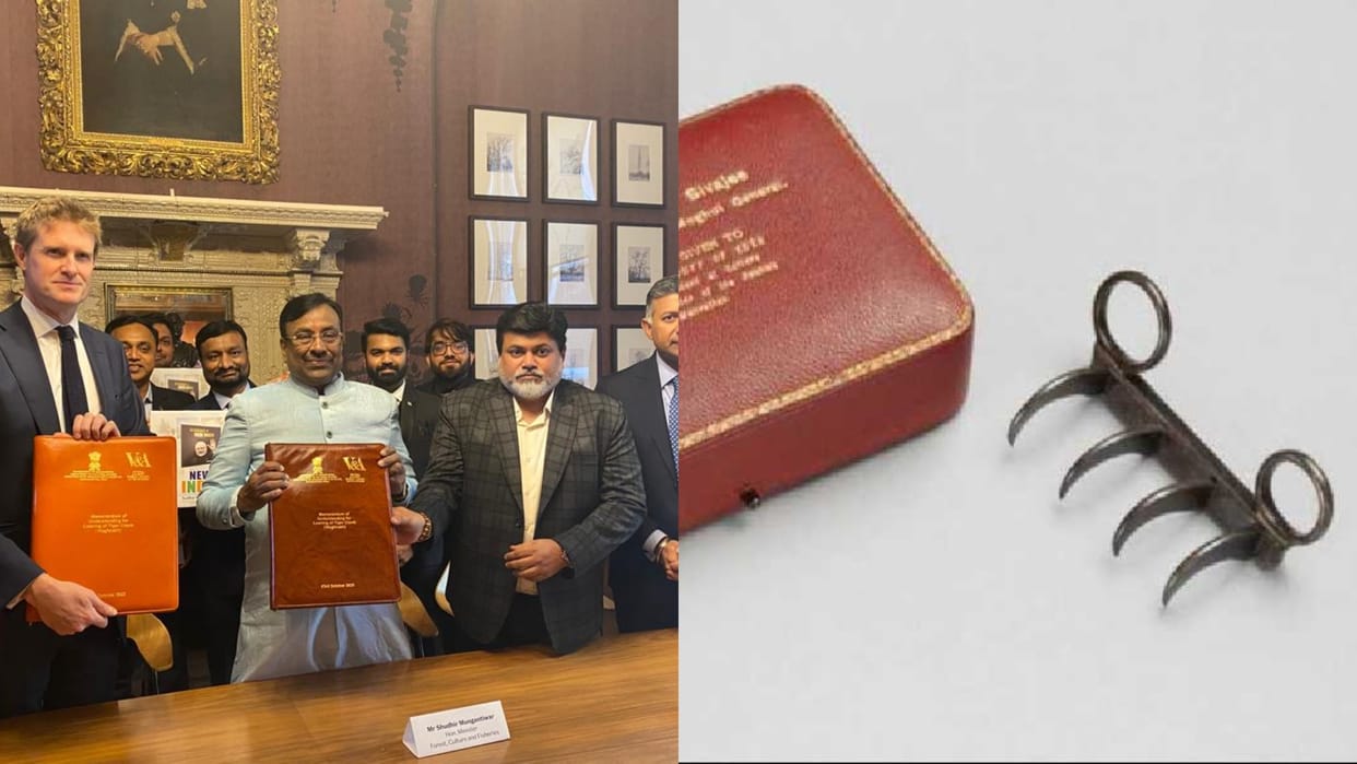 Maharashtra Government Sign On MOU To Brought Back Shivaji Wagh Nak From UK