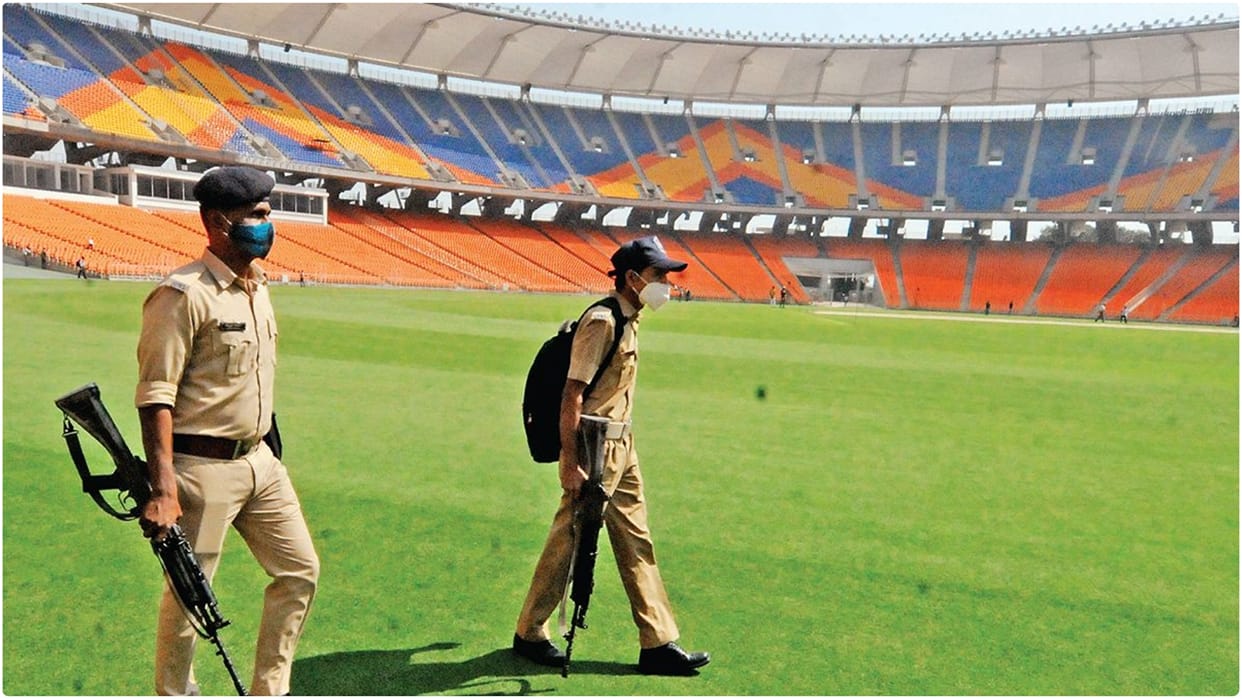 More than 3,500 personnel to be deployed Police ensures arrangement for first match of World Cup in Ahmedabad