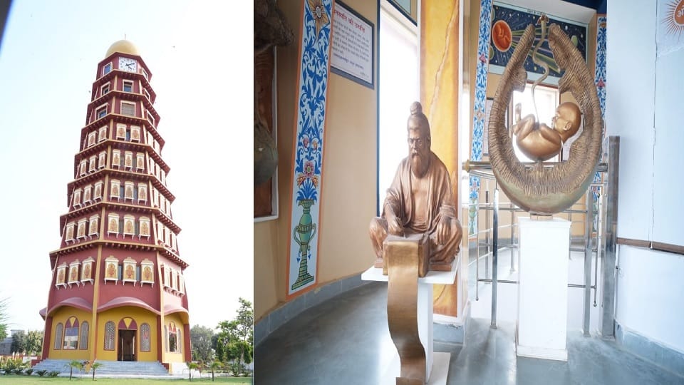 Hisar: Indian culture, history, religion and social environment included in nine-storey Bharat Mitra Pillar