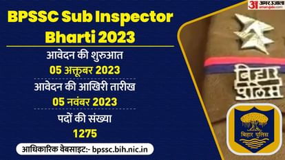 Bihar Police SI Recruitment 2023 Registration starts at bpssc.bih.nic.in, know selection process