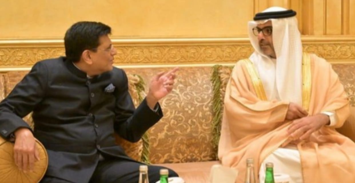 Piyush Goyal Visit India UAE MoU industries advanced technologies collaboration