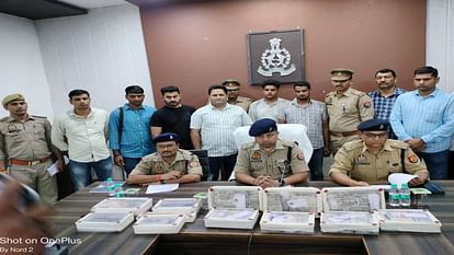 Police arrested three criminals accused of robbery in an encounter in Mathura