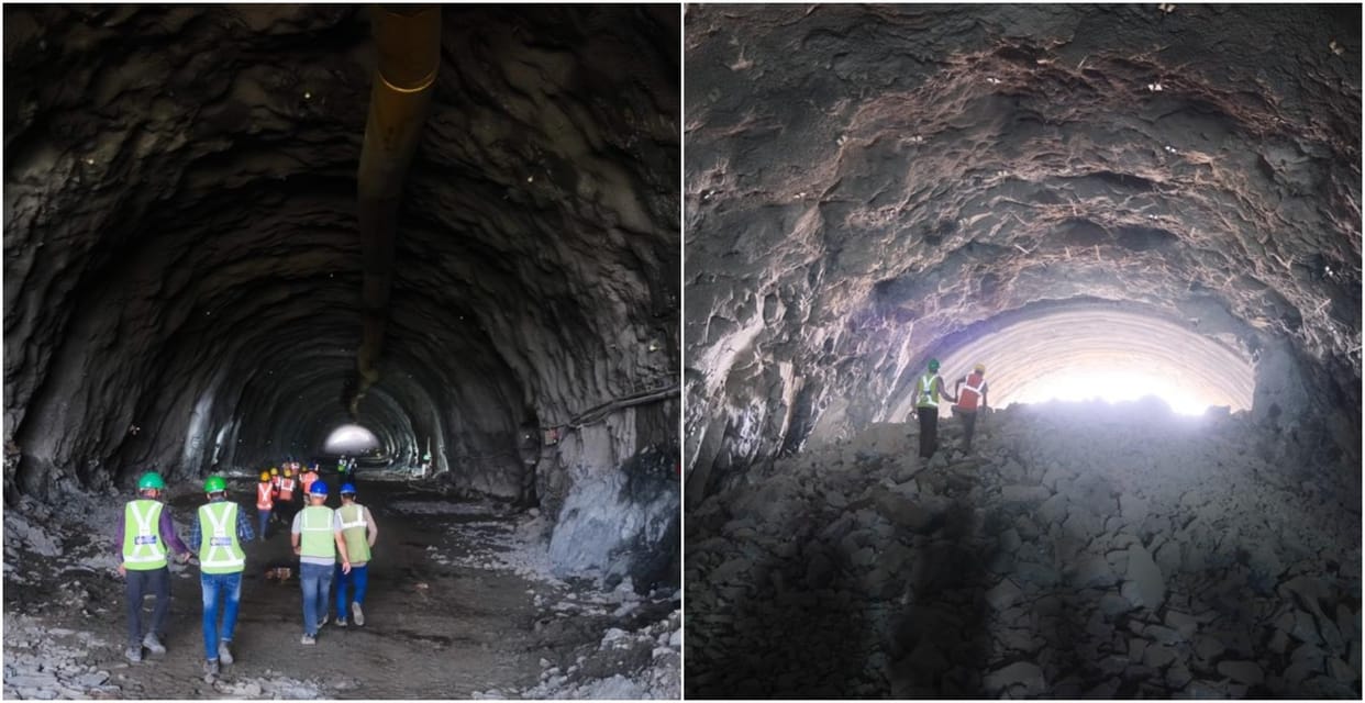 Mumbai Ahmedabad Bullet Train Valsad mountain tunnel Breakthrough in 10 months