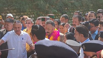 Education Minister Rohit Thakur Warm Welcome in Rampur Bushahar