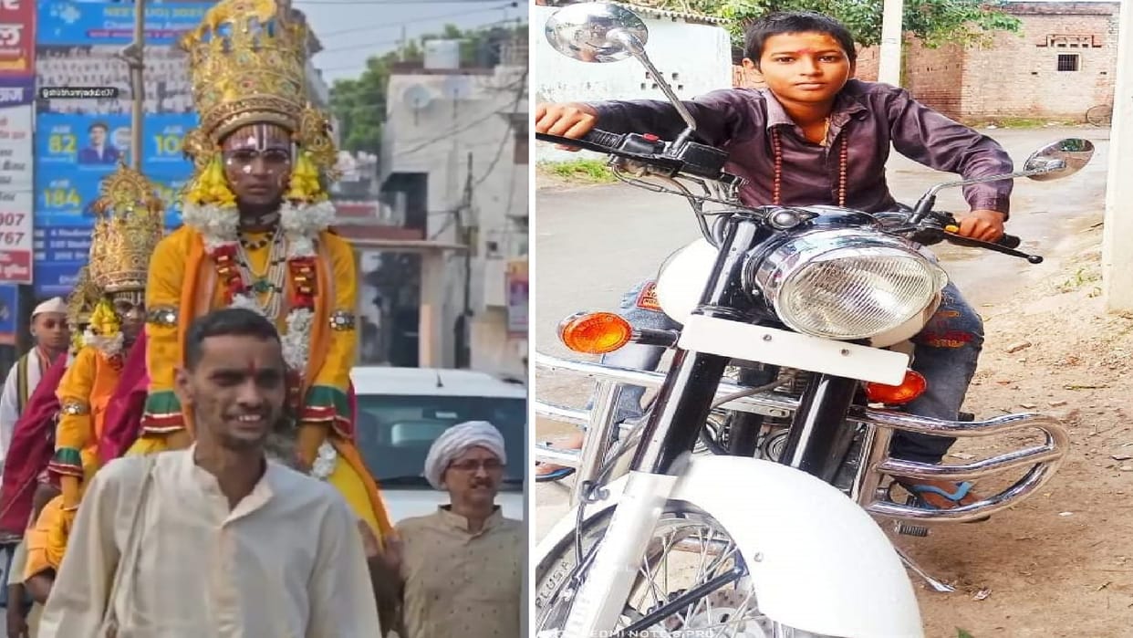 The story of the child playing the role of Ram is unique, Deepak walked 15 km to take the vocal exam.