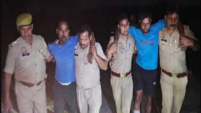 Rampur: Four cattle smugglers and outpost incharge shot encounter, weapons and car recovered from accused