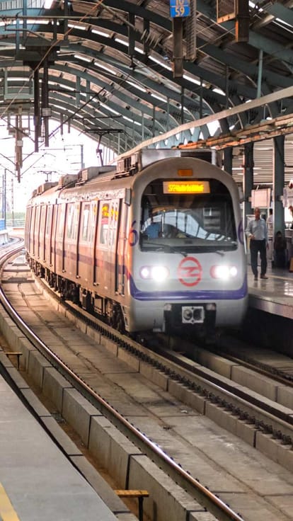 Delhi Metro: पालम मेट्रो स्टेशन पर ट्रेन में चढ़ने से पहले ही बंद हो गया गेट, साड़ी फंसने से महिला गिरी Woman saree stuck in train gate at Palam metro station delhi