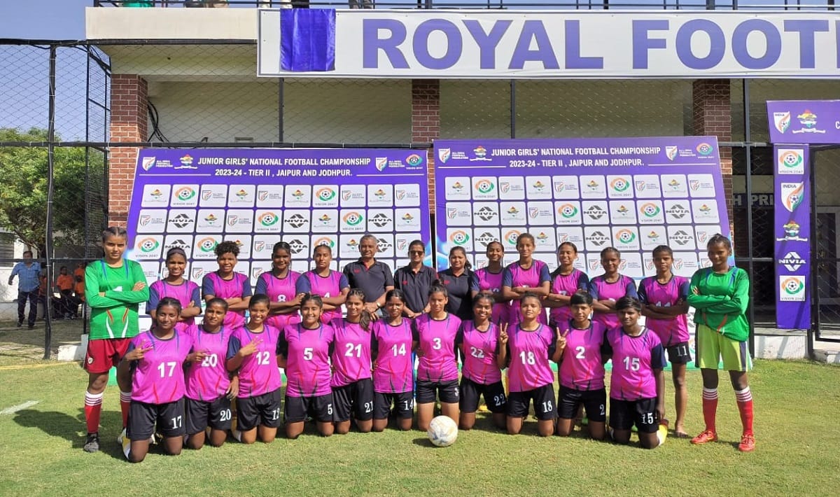 Football UP girls team defeated Jammu and Kashmir 17-0 Aanchal scored seven goals