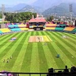 धर्मशाला क्रिकेट स्टेडियम।