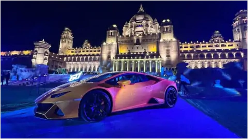 60th birthday celebration of super car Lamborghini in Jodhpur Rajasthan news