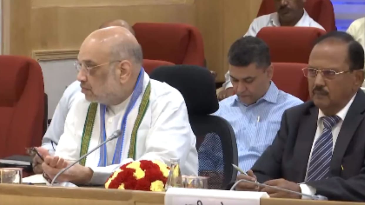 Union Home Minister Amit Shah chairs the Review Meeting on Left Wing Extremism
