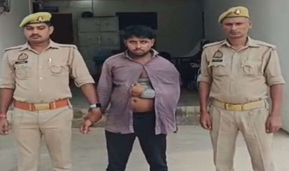Sonkar couple murder case azamgarh STF arrest accused who is rewarded with Rs 50 thousand
