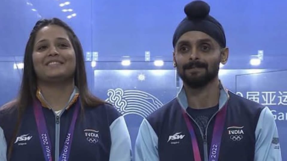 Squash player Harinder Pal Singh Sandhu and Deepika Pallikal wins gold in Asian Games 2023