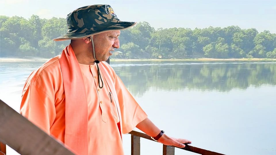 CM Yogi Adityanath did jungle safari in Chuka beach of Pilibhit