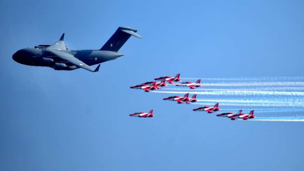 Air Force Day: Stepped in with zeal, passion and enthusiasm, full dress rehearsal took place on the first day