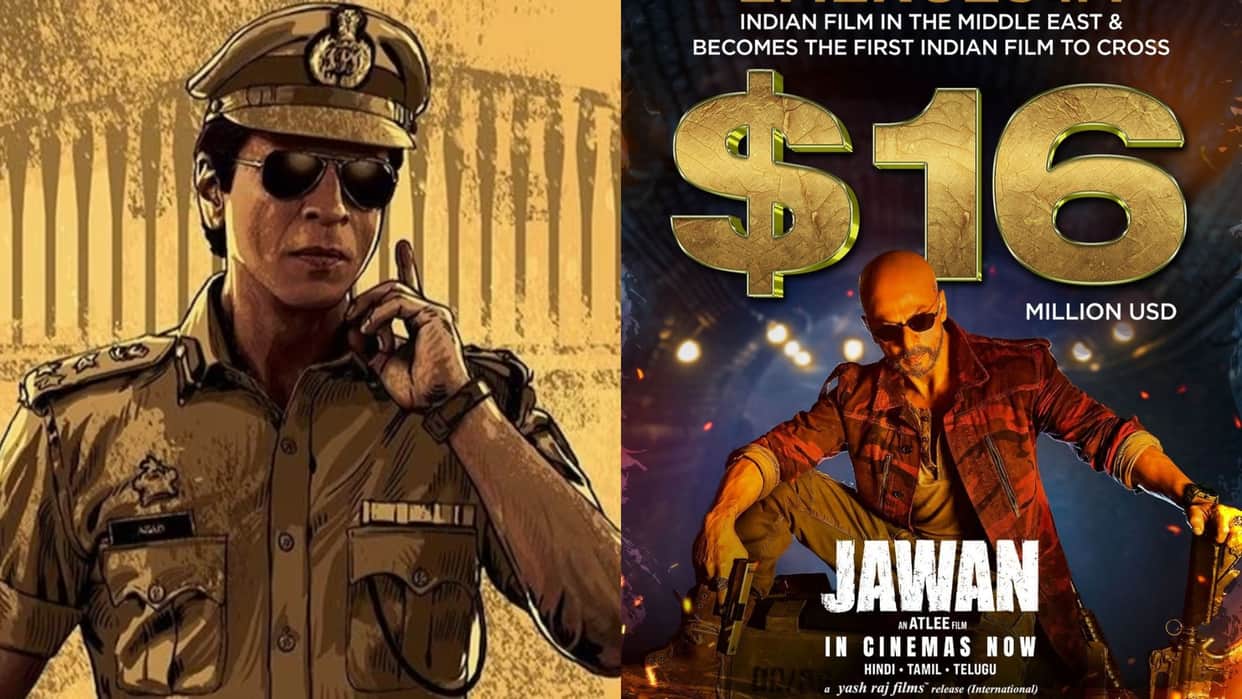 Jawan SRK Film Break box office record in Middle East Becoming First Indian Film To Gross 16 million dollar