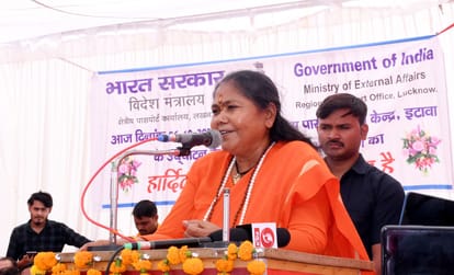 Sadhvi Jyoti Niranjan Said Some leader of India alliance, who is on bail or going to jail, said this big thing