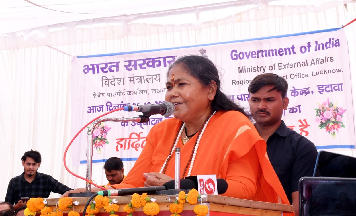 Sadhvi Jyoti Niranjan Said Some leader of India alliance, who is on bail or going to jail, said this big thing