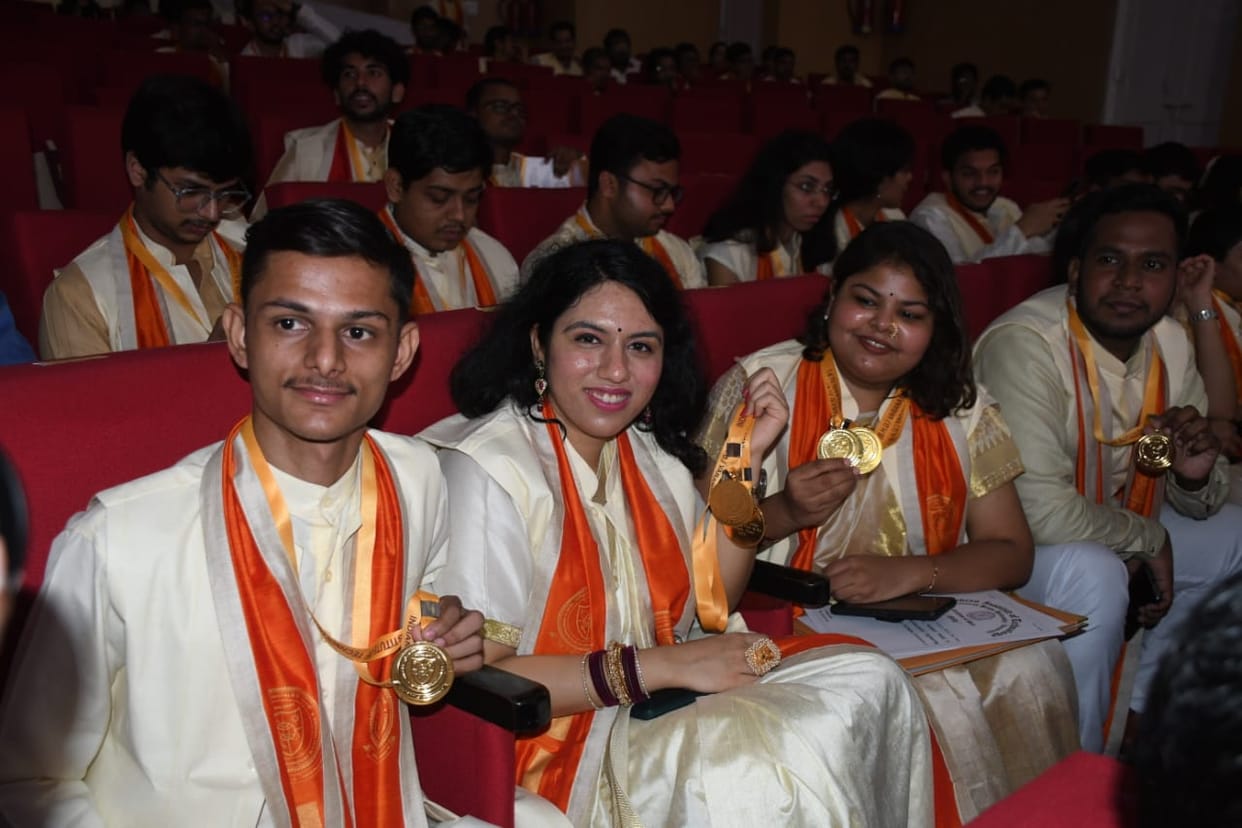IIT BHU 12th Convocation: The faces of the meritorious students shined with gold, concluded