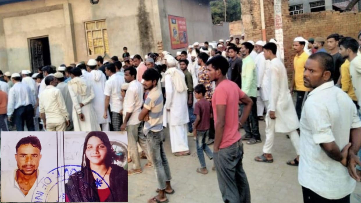 Aamir and Sajida were laid to rest in a sombre atmosphere in Riyawali village of Muzaffarnagar