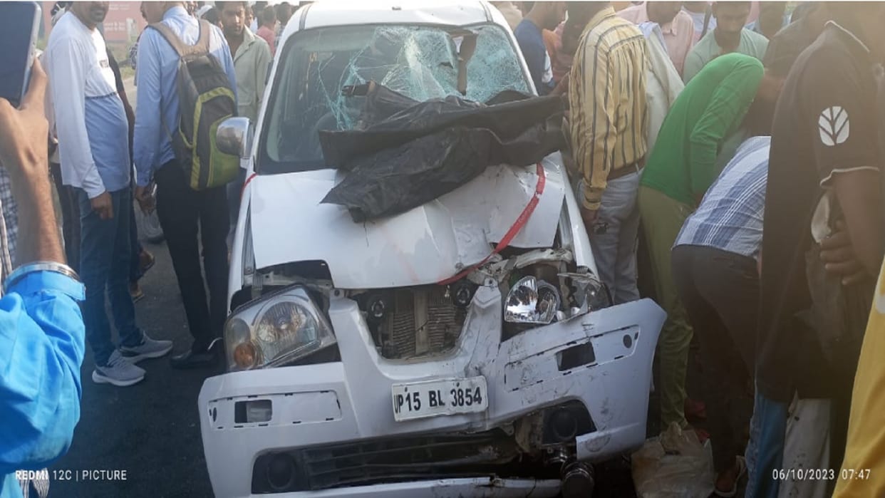 PRD Jawan has died in road accident in Mawana of Meerut district