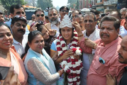 Asian Games 2023: Gold medal winner Annu Rani reachs her village today with grand welcome