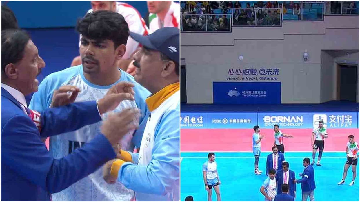 Asian Games 2023: Uproar in Kabaddi final, match suspended; Dishonesty with Indian players for the third time