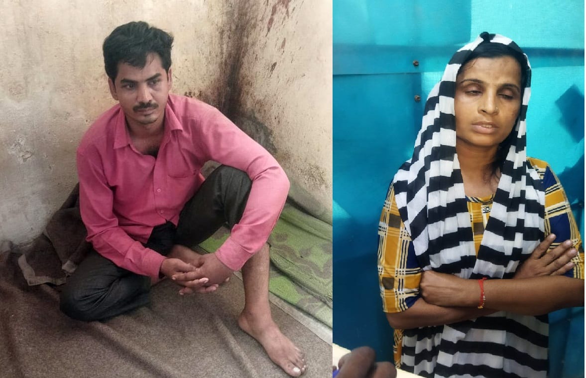 The wife along with her lover murdered her husband, first made him drink alcohol and then stabbed him with a k