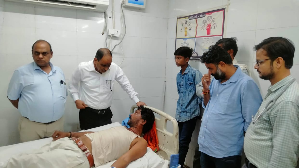 BJP official consumed poison in tehsil, was upset due to non approval of loan, admitted in critical condition