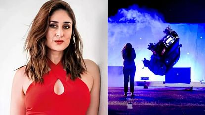 Kareena Kapoor shares pic from Singham Again set as she shoots with rohit shetty co actor Ranveer Singh reacts