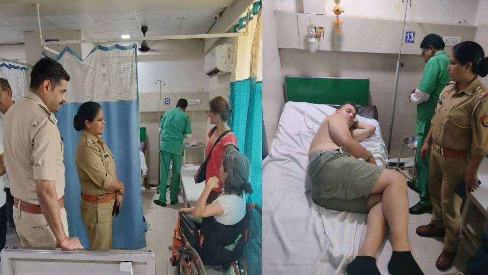 Italian tourist Danilo slipped and fell down stairs near main dome of Taj Mahal