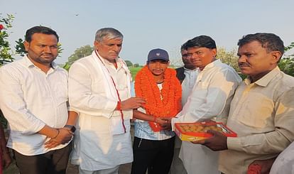 Now aim of Olympics Rambabu reached home with medal from Asian Games With warm welcome