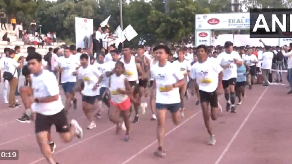 Ekal Run 2023 flagged off from Jawaharlal Nehru Stadium in Delhi