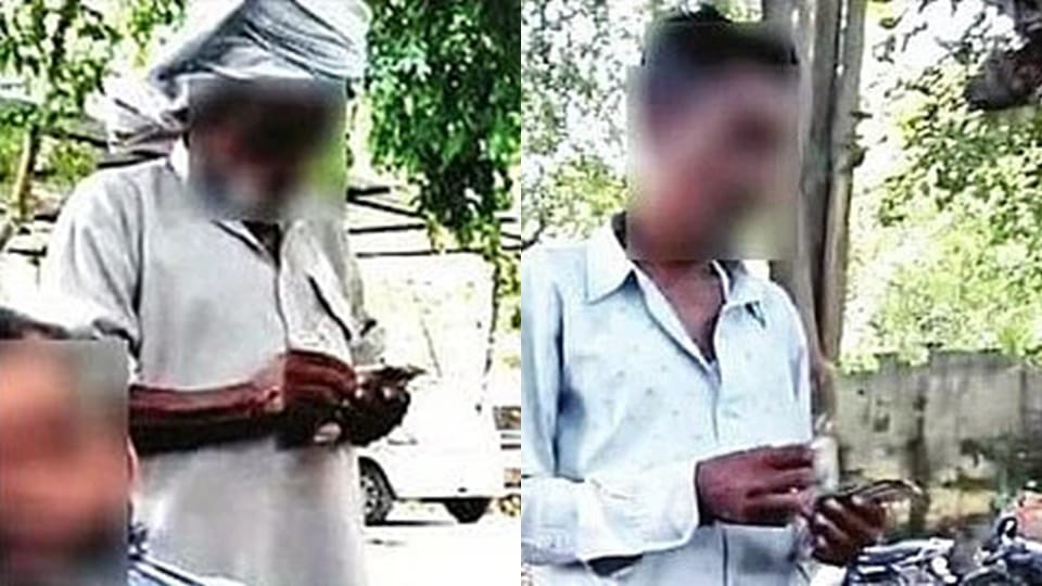 Amroha: Video money transaction police post goes viral, sub inspector suspended
