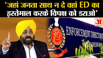 CM Bhagwant Maan targeted BJP