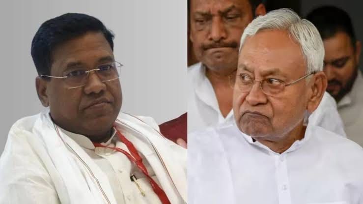 Bihar News : Nitish Kumar should make Tejashwi Yadav the CM. National Hum Party President Santosh Manjhi
